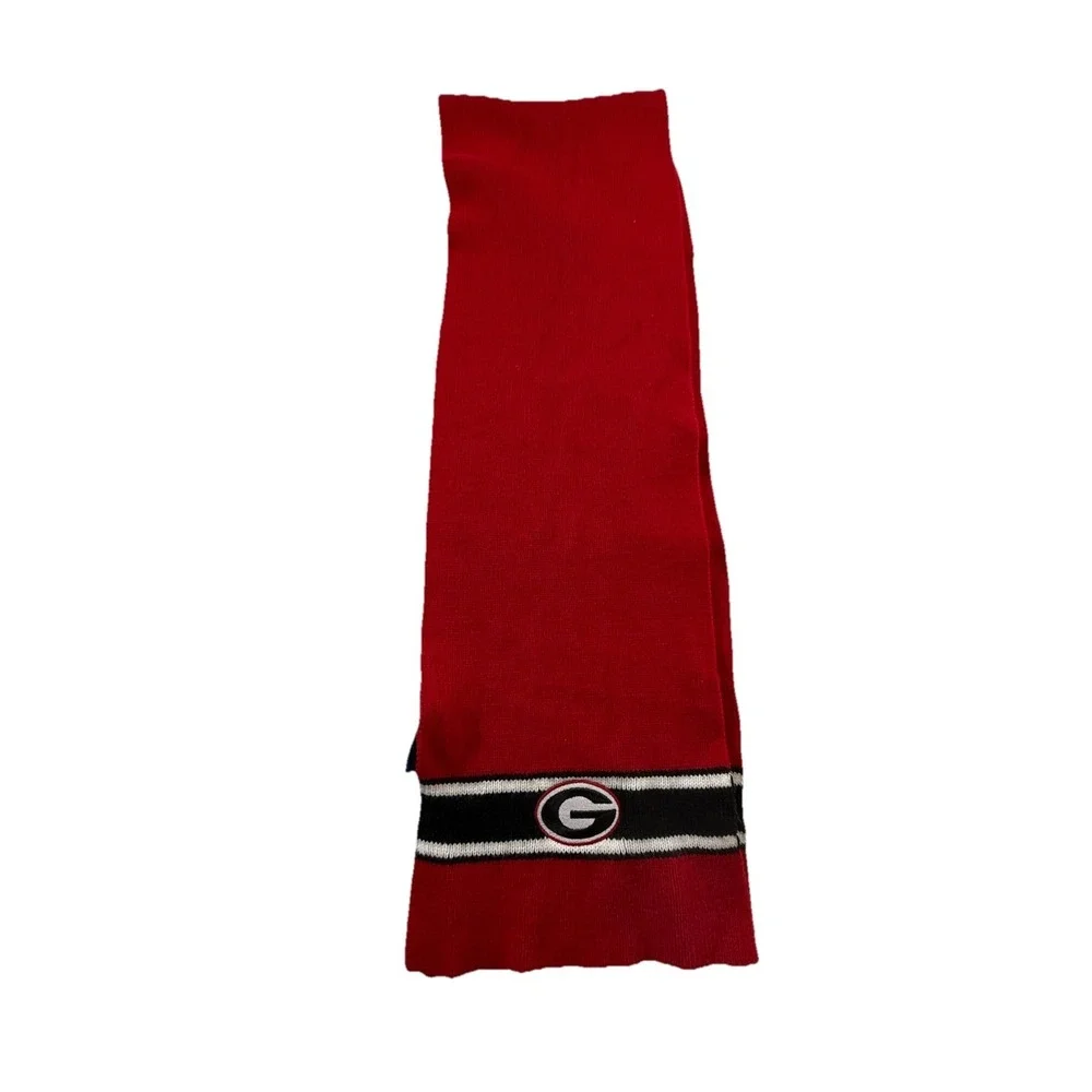 Georgia‎ Bulldogs Scarf NCAA - Basic Red- Small Logo ---Top Of The World